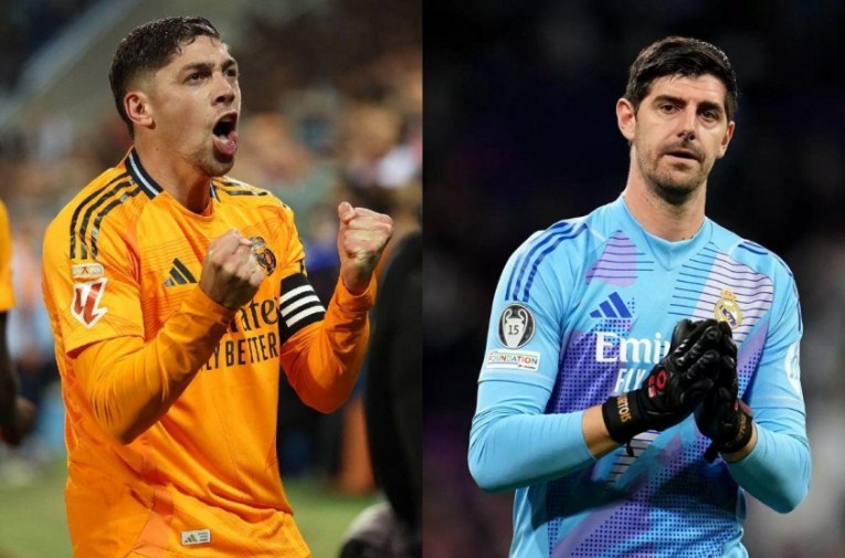 Federico Valverde và Thibaut Courtois