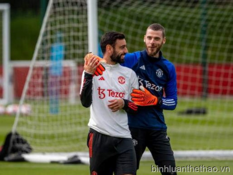 Bruno Fernandes và David De Gea